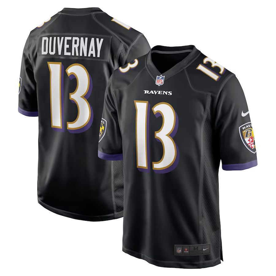 Men Baltimore Ravens #13 Devin Duvernay Nike Black Game Player NFL Jersey->baltimore ravens->NFL Jersey